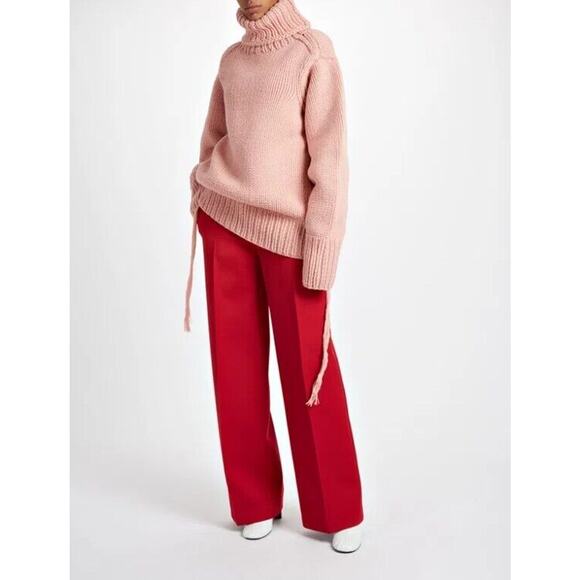 JOSEPH Ferrandi Wool High Rise Wide Leg Trouser Pant Net-A-Porter 40 8 NWT $665